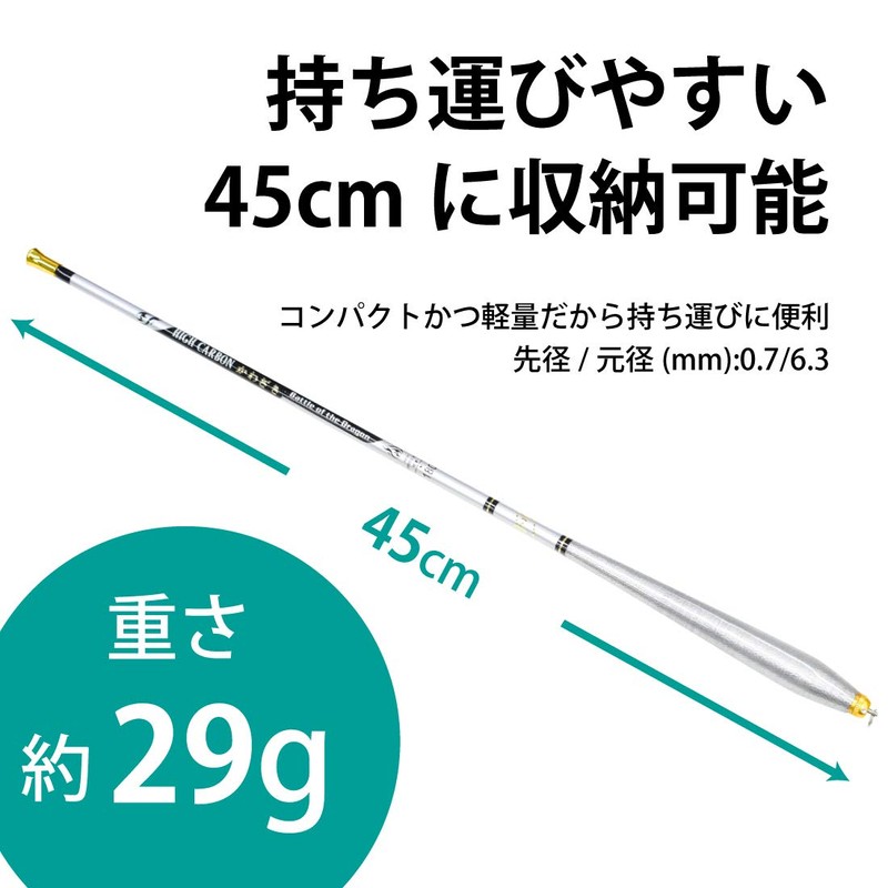 Fishing Rod, 5.9 ft (1.8 m), Ultra Light, 1.0 oz
