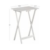 Powell Gemma Tray Table, White