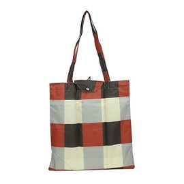 RADLEY London Women Girls Responsible Foldaway Shopper Shoulder Tote Bag Patchwork in Brown Rust Grey and Merlot
