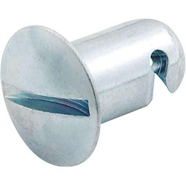 Allstar Performance ALL19286 0.500" Long Aluminum Quick Turn Oval Head Button, (Pack of 10)
