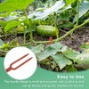 M METERXITY 300-Pack Plastic Gardening Plant Pins, 1.97Inch/50mm Length Plant