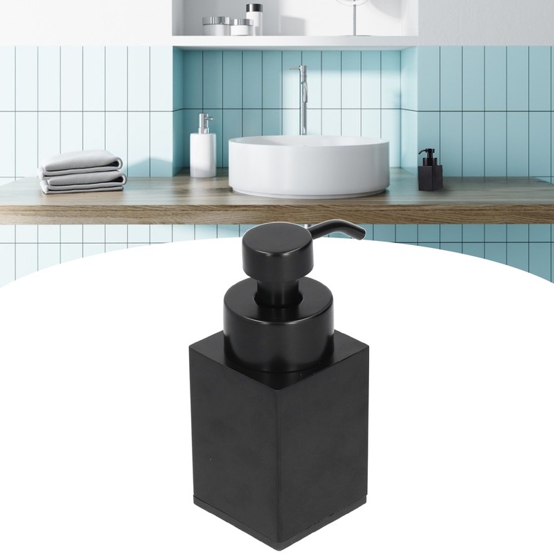 Soap Dispenser Black Multifunctional Safe Stainless Steel Sturdy Durable Reusable