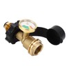 Gas Tank Pressure Gauge QCC Type 1 Converts 5‑100lb Gas