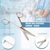 Curved Ostomy Scissors - Premium Stainless Steel Blunt Tip for