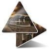 2 x Triangle Stickers 7.5cm - Steamer Boat Windermere Lake