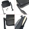 Motorcycle Passenger Backrest Sissy Bar Pad Adjustable Rear Cushion for
