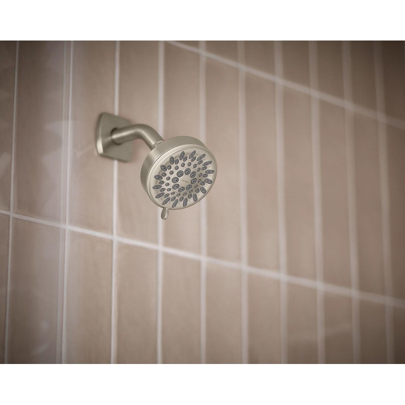 Moen 209W0SRN Ignite Five-Function 3-3/4" Diameter Spray Head Wallmount, Spot