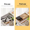 Bamboo Knife Block and In-Drawer Storage, Display Stand and Organizer,