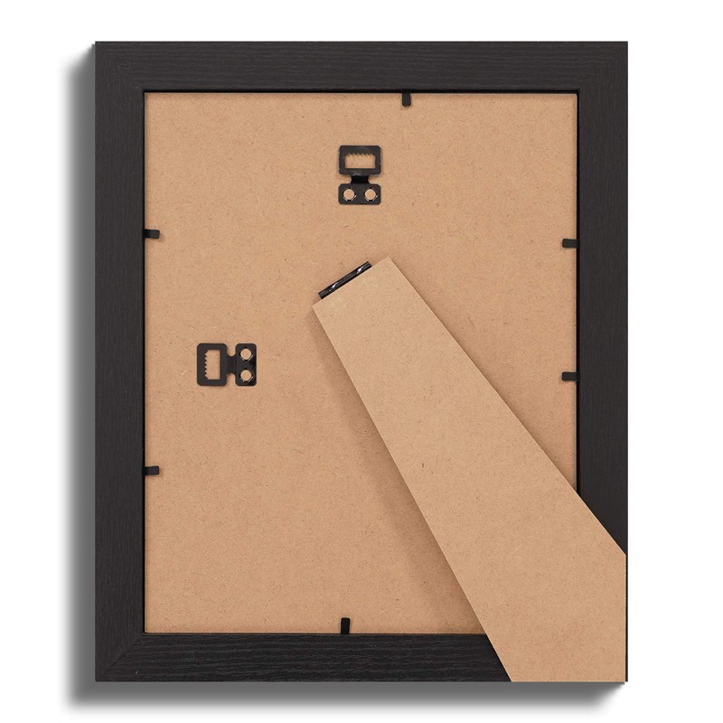 Fabian Clarke London® 10x8 Picture Photo Frame Black with 8x6