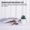 STOBOK 2Pcs Diver Figurines Underwater Adventure Model Playset Swimmers Figurines