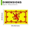 2 Pack 3ft x 5ft Scotland Flags - 91cm x