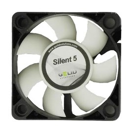 GELID Solutions Silent 5 – 3-Pin fan of 50mm for Standard Case | Silent Operation | Optimized Fan Blades | High Airflow & High Static Pressure