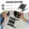 COHEALI 1set Gaming Laptop Cooling Pad Adjustable Height Ergonomic Design