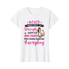 Ehlers Danlos Syndrome Awareness Woman Who Fights EDS T-Shirt