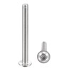 uxcell Flanged Button Head Socket Cap Screws, M6x60mm Hex Socket