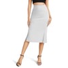 Urban CoCo Women's Stretch Office Fishtail Pencil Skirt High Waist