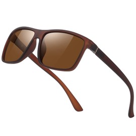 KWHZXGYY Sunglasses Men Polarized Sunglasses for Mens and Womens,Black Retro Sun Glasses Driving Fishing UV Protection