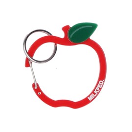MILKFED. (ミルクフェド) Keychain Apple Carabiner Women, red, Free size