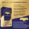24K Gold Forehead Patches- Forehead Mask -Hydrogel Forehead Sticker 12pcs