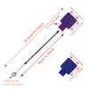 Mini Skater Plastic Elastic Tether Lanyard with Silicone Ring and