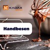KADAX Schneebesen aus Silikon und Edelstahl, Handschneebesen, manueller Rührbesen, Ballonschneebesen