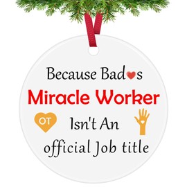 Christmas Ornaments Gifts for Occupational Therapist Occupational Therapy Gift Colleague Thank You Gifts for OT Assistant Occupational Therapy Student Coworker Employee Appreciation Retirement Gift