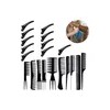 20kit Peluquera Peine Conjunto Profesional Peluquer Y Clip