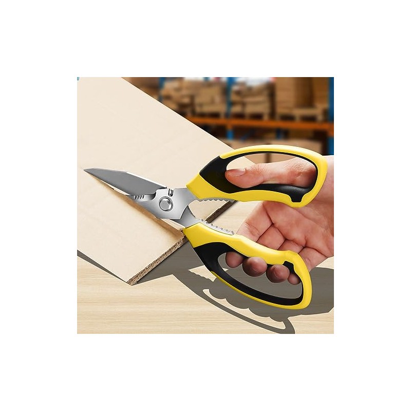 BoFuYuan Utility Scissors Heavy Duty: 8-Inch sharp Scissors All Purpose