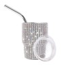 INSTOME 3oz Bling Shot Glass Tumbler Rhinestone Studded Mini Cups