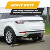 VaygWay Heavy Duty Rubber Parking Curb Guide –Car Block -