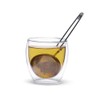 CENZICOM Stainless Steel Handle Mesh Snap Ball Loose Leaf Tea