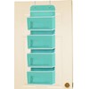 Simple Houseware 4 Clear Window Pocket Over Closet Door Storage