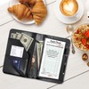 Mxfdegf Server Books for Waitress,Leather Waiter Book Server Wallet with