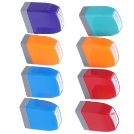 DOITOOL 8pcs Teacher Seal Teacher Stamps for School Teacher School Supplies for Classroom Teacher Teacher Grading Stamp Classroom Supplies for Teachers Elementary Grading Stamps Abs