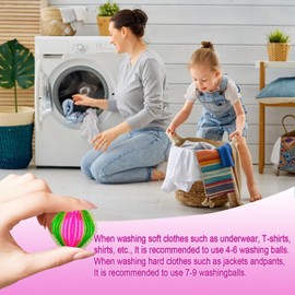 Pet Hair Remover Washing Machine, 8 Pieces Reusable Lint Remover, Hair Catcher Washing Machine, Washing Balls Against Pet Hair, Lint Catcher for Clothes and Bedding (Multi-Colour)