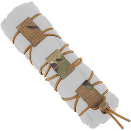 Elastic Fastener Strap for Tactical Flag,Fixed Elastic Cord,Molle Webbing Loop Cord Lock (Camouflage)