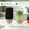 Updated Sprouting Kit, Seed Sprouting Jars with Sleeves and Lids,
