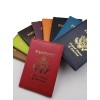 kelvinrolenleathercollection USA Genuine Leather Passport Cover Travel Document Holder ID