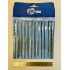 Eurotool 5.5 Inch Eurotool Lapidary Needle File Set Cut 2
