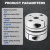 D34 L32 Membrane Motorcycle Flexible Coupling Bore 10 mm to
