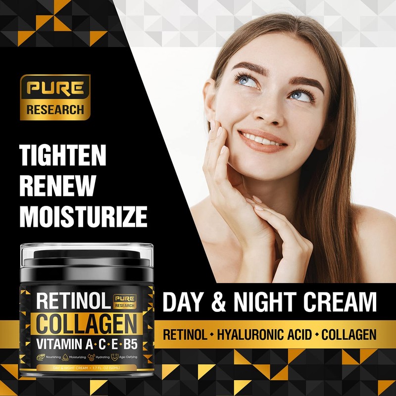 Retinol Face Cream – Natural Anti-Wrinkle Cream – Anti-Aging Facial