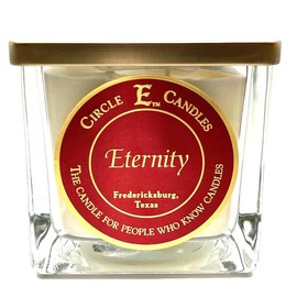 Circle E Candles, Eternity Scent, Medium Size Jar Candle, 22oz, 2 Wicks