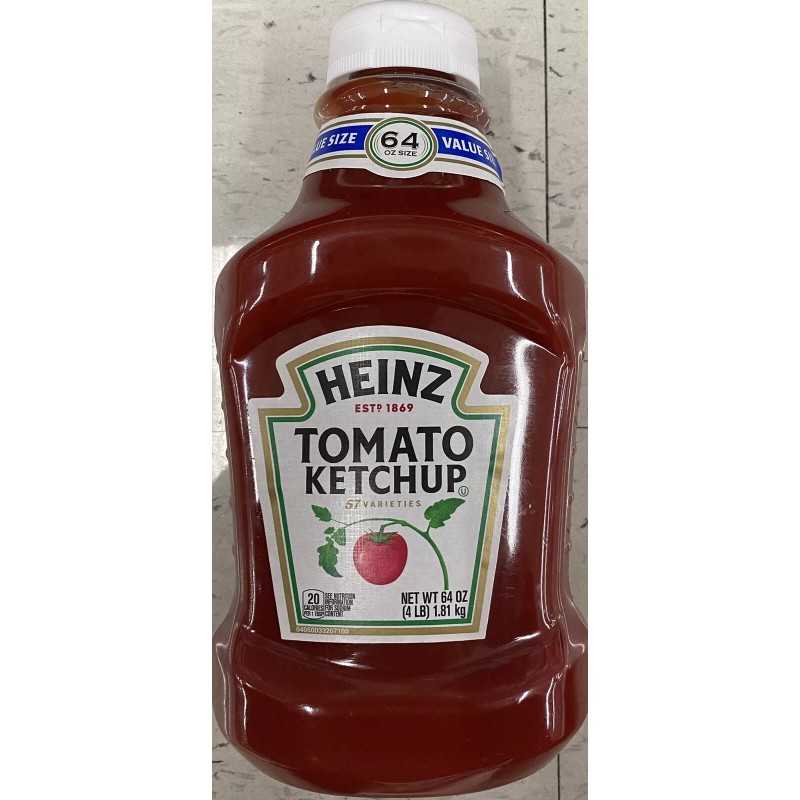 Heinz Tomato Ketchup VALUE BULK Size Bottle Tub 64 oz
