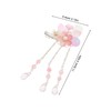 Gatuida 2 Pairs Princess Tassel Hair Clips Chinese Style Flower