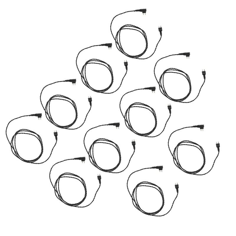 10pcs 2pin BW Hearing Aids Receiver Wire Heat Resistant Good