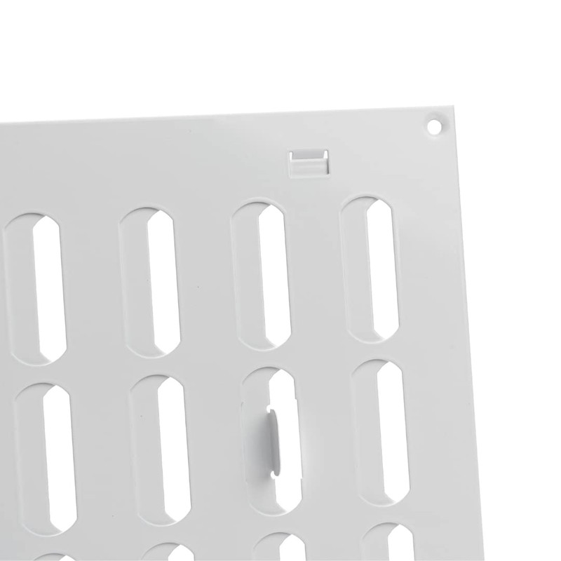 300x200 mm (12x8") Sliding Grille Made of Sheet Steel, White