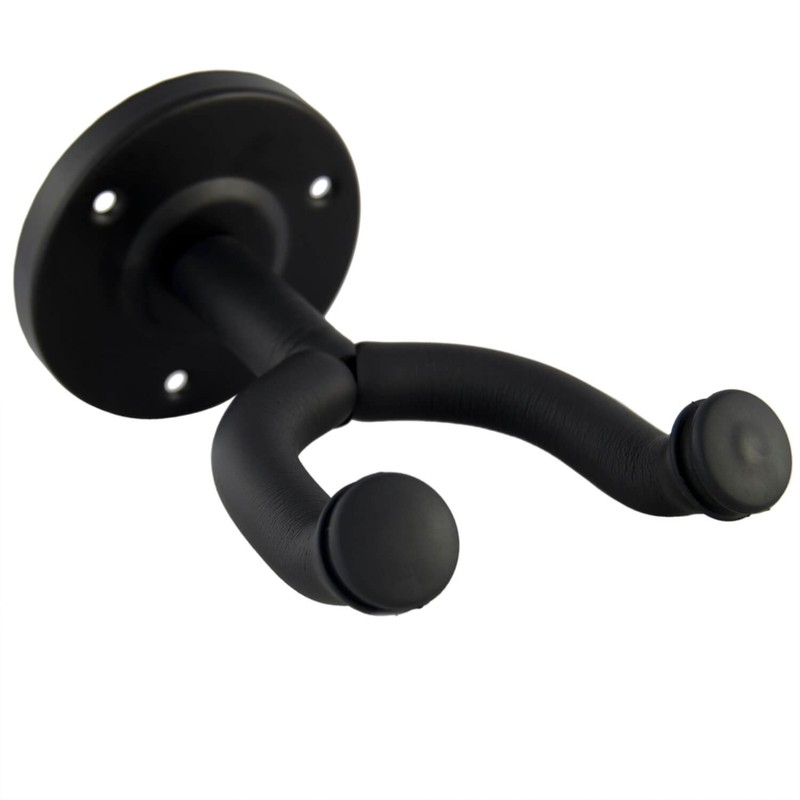 TIGER GST42-2-BK | Guitar Wall Hangers | Secure Wall Mount