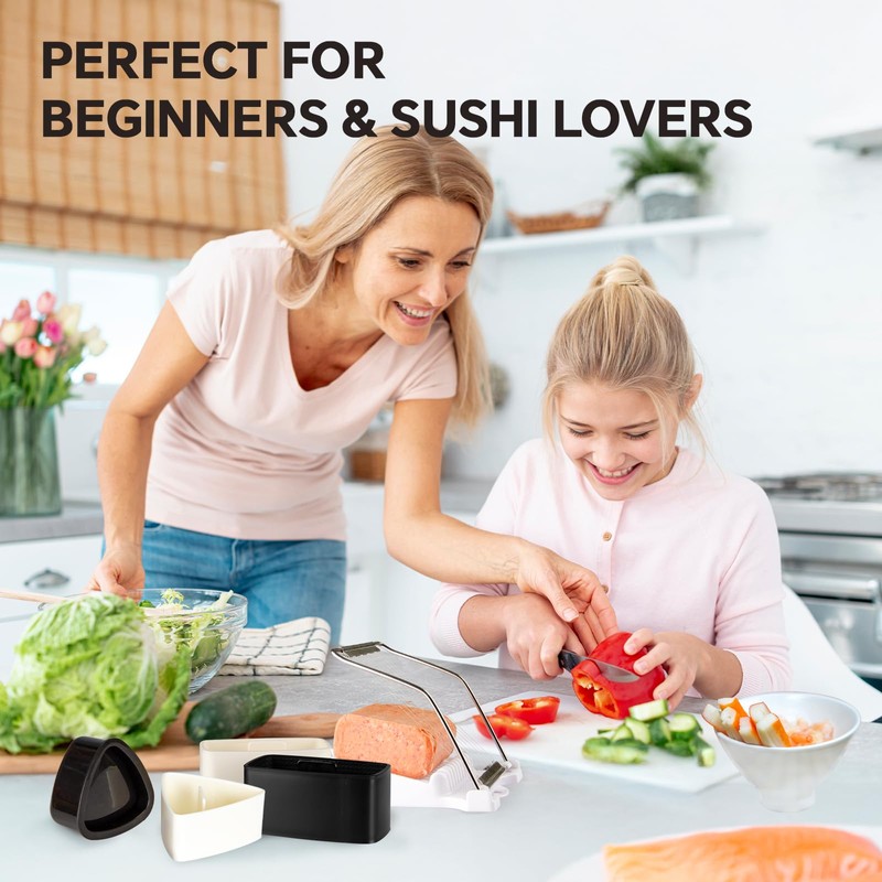 Musubi Press Mold Kit, Includes 2 Musubi Makers, 2 Onigiri