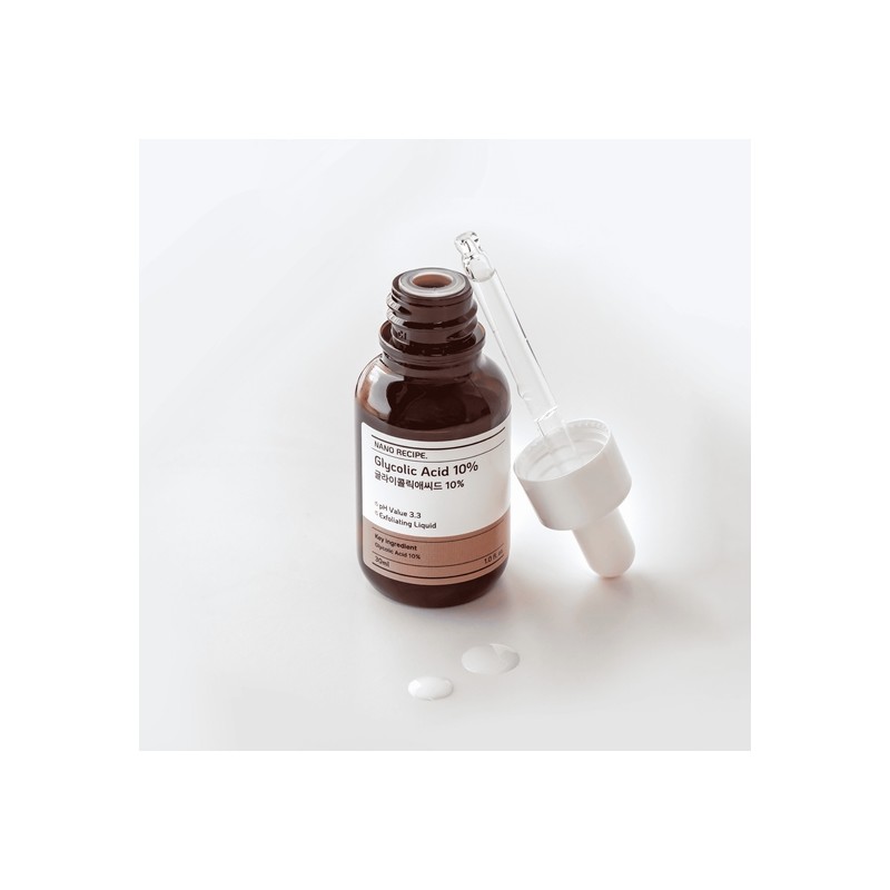 Nano Recipe Glycolic Acid 10% Ampoule 30ml / 나노레시피 글라이콜릭애씨드
