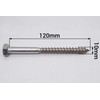 SKIR'CO (4 pcs) A2 Stainless Steel Hexagonal Head Wood Screws